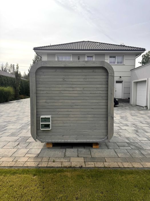 Kwadratowa sauna ogrodowa, 200x200 cm Quadro do SAMODZIELNEGO montażu