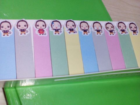 Emojis marcadores de folhas.