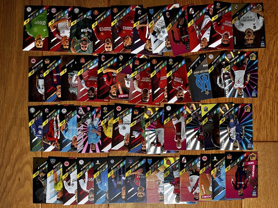 Karty piłkarskie ponad 120sztuk za 65
