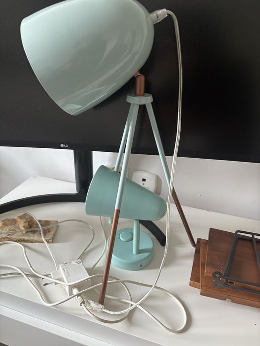 Dwie lampki i lampa ikea