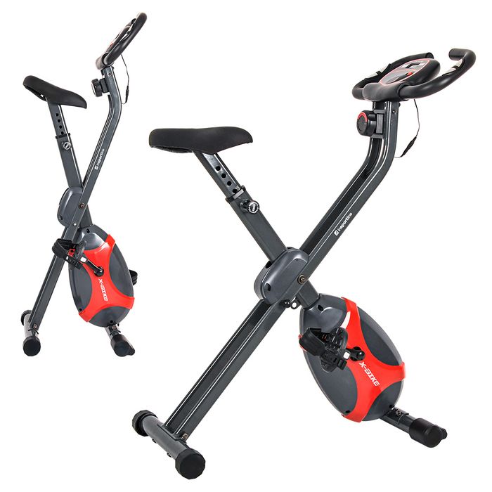 Rower treningowy składany inSPORTline Xbike ∙ magnetyczny system oporu