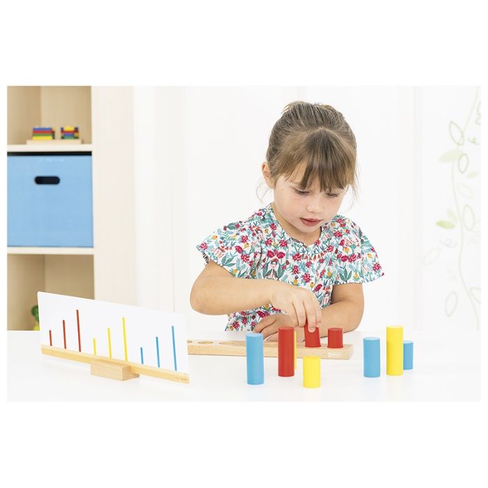 Sensoryczna układanka MONTESSORI RITMOCOLOR - Akademia Nathan