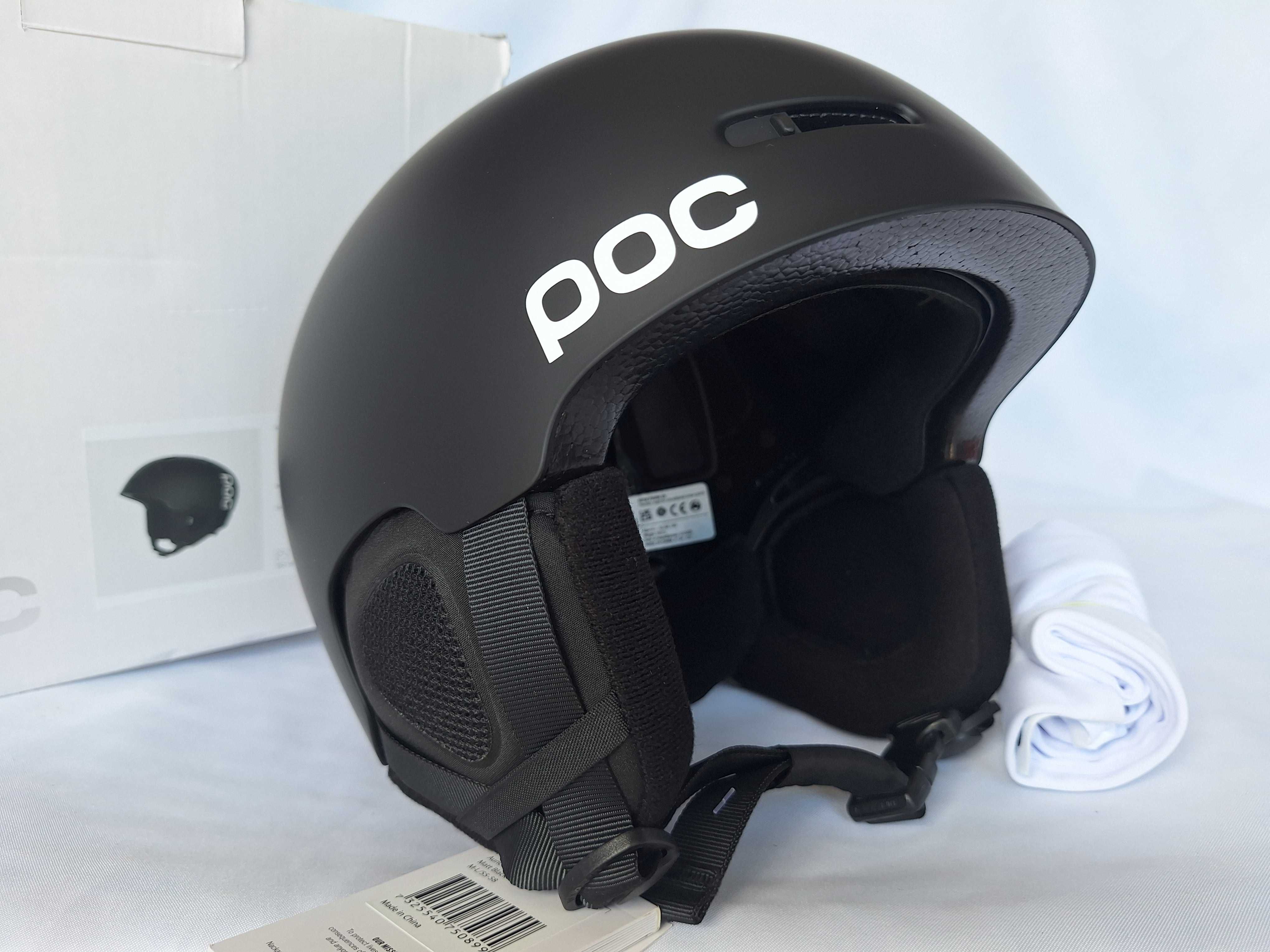 Kask narciarski POC Auric Cut Uranium Black Matt M/L 55-58cm