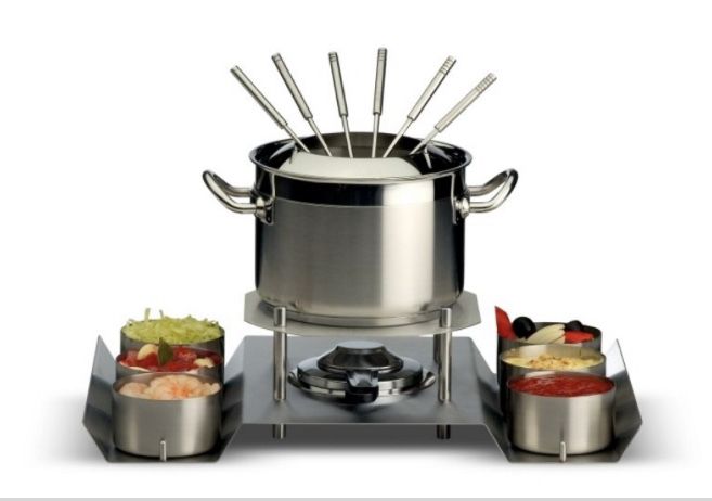 Fondue Completo em Inox Nautilus SILAMPOS
