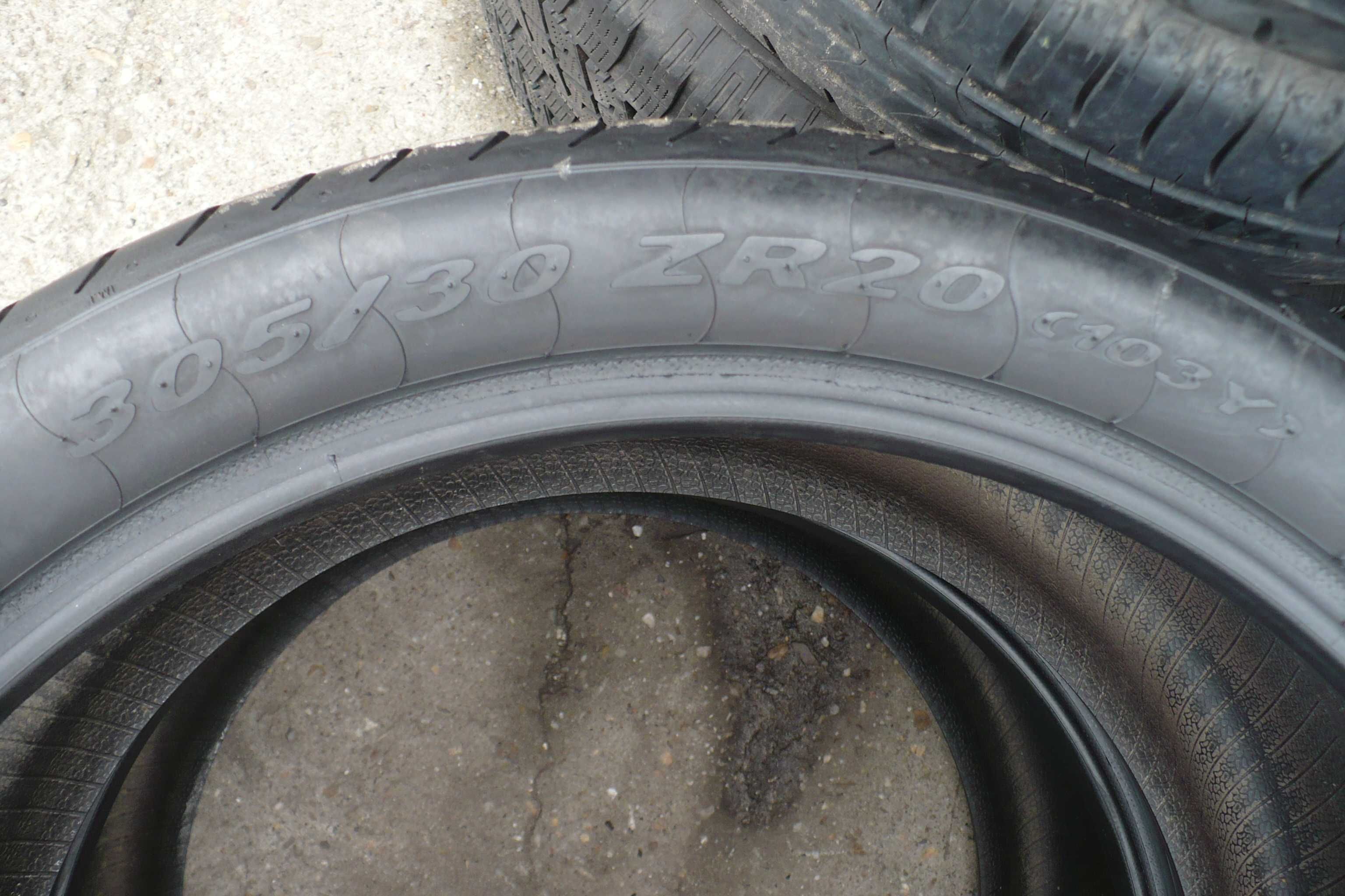 Opony Pirelli PZero 305/30ZR20  103Y  5mm  2017r.  Lato  2szt.