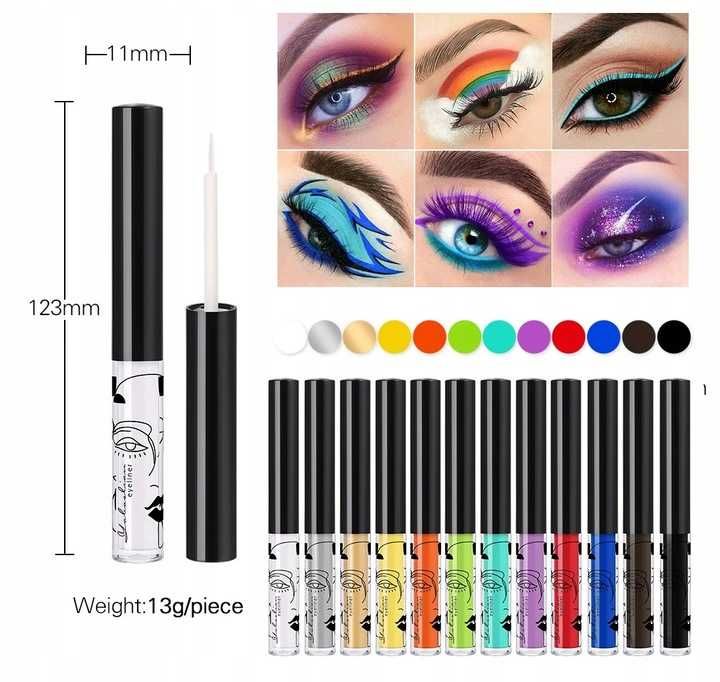 Precyzyjny eyeliner w pisaku perłowy złoty N10