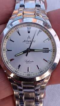 Atlantic oryginalny zegarek na bransolecie szkło szafirowe