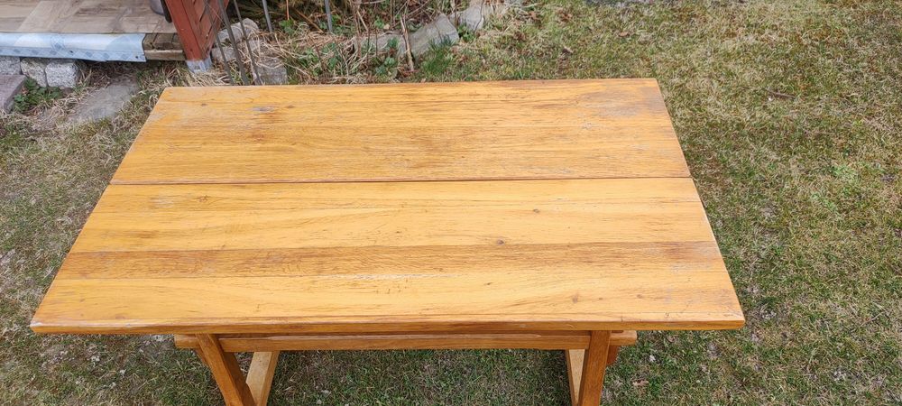 Stoliki drewniane orginalne lata 70