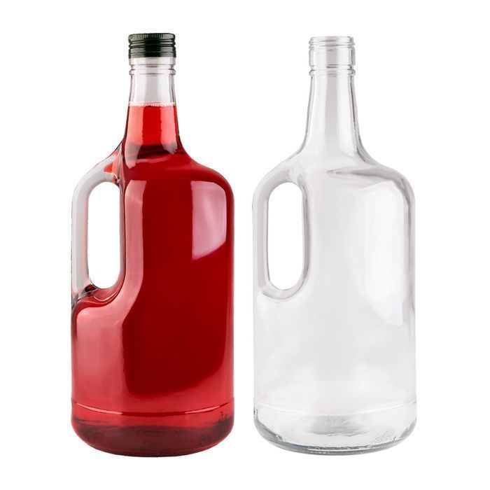 6x Butelka szklana Goliat 1,75 L na nalewki, wino, bimber z zakrętką