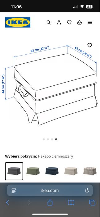 Ektorp podnóżek hokebo używany