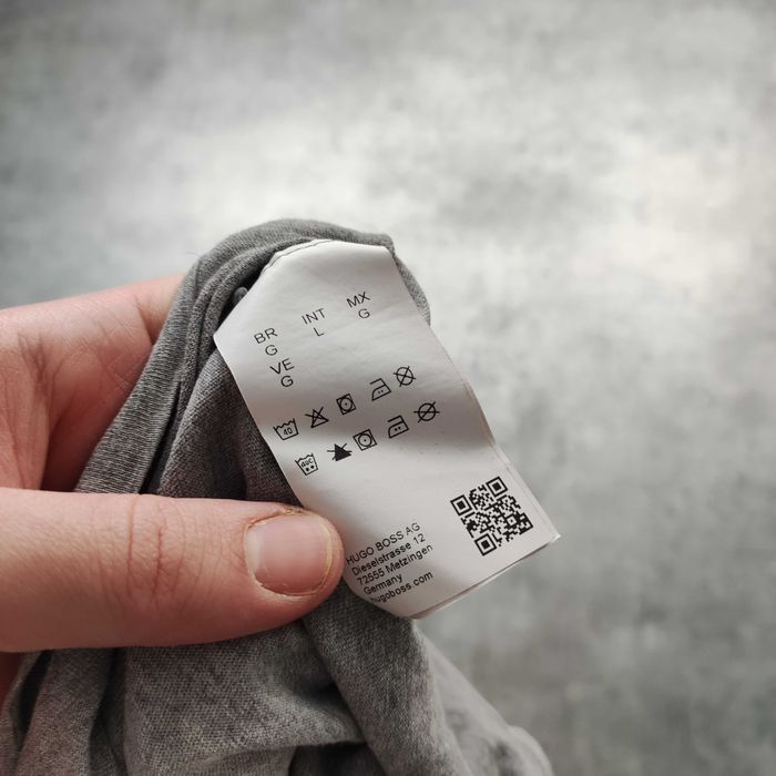 MĘSKA Koszulka Bawełna Hugo Boss BOSS Szara Elegancka Basic Klasyk