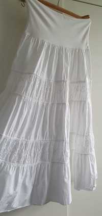 Długa spódnica - biała