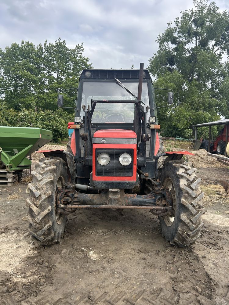 Zetor 7745 z turem ładowacz czolowy stoll