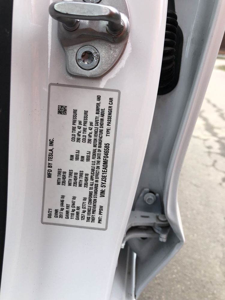 Tesla Model 3 2021 Standard Plus