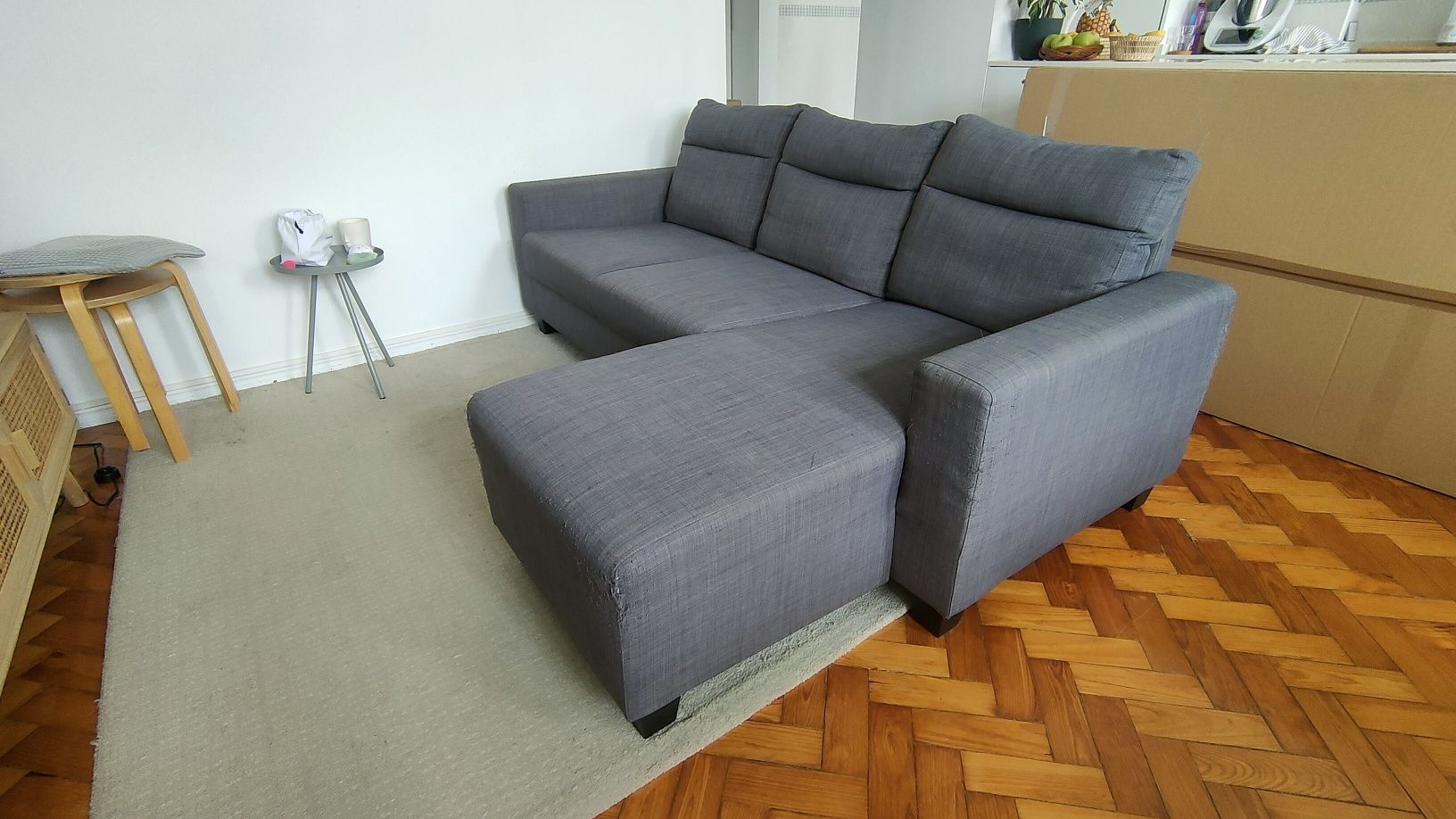 Sofá IKEA Bollstanäs chaise longue 3 lugares