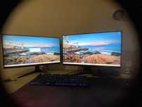 Sprzedam komputer gamingowy z pełnym zestawem + 2 monitory