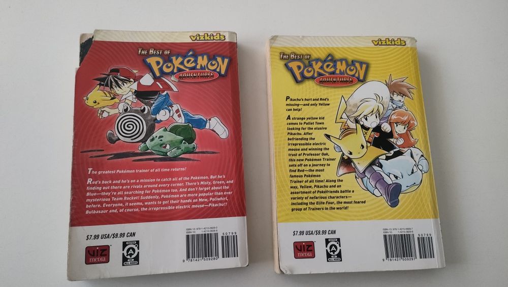 Dwa komiksy Pokemon