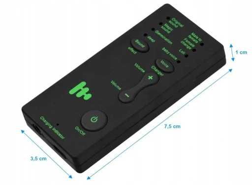 Modulator głosu zmieniacz dźwięku 7 trybów mowy