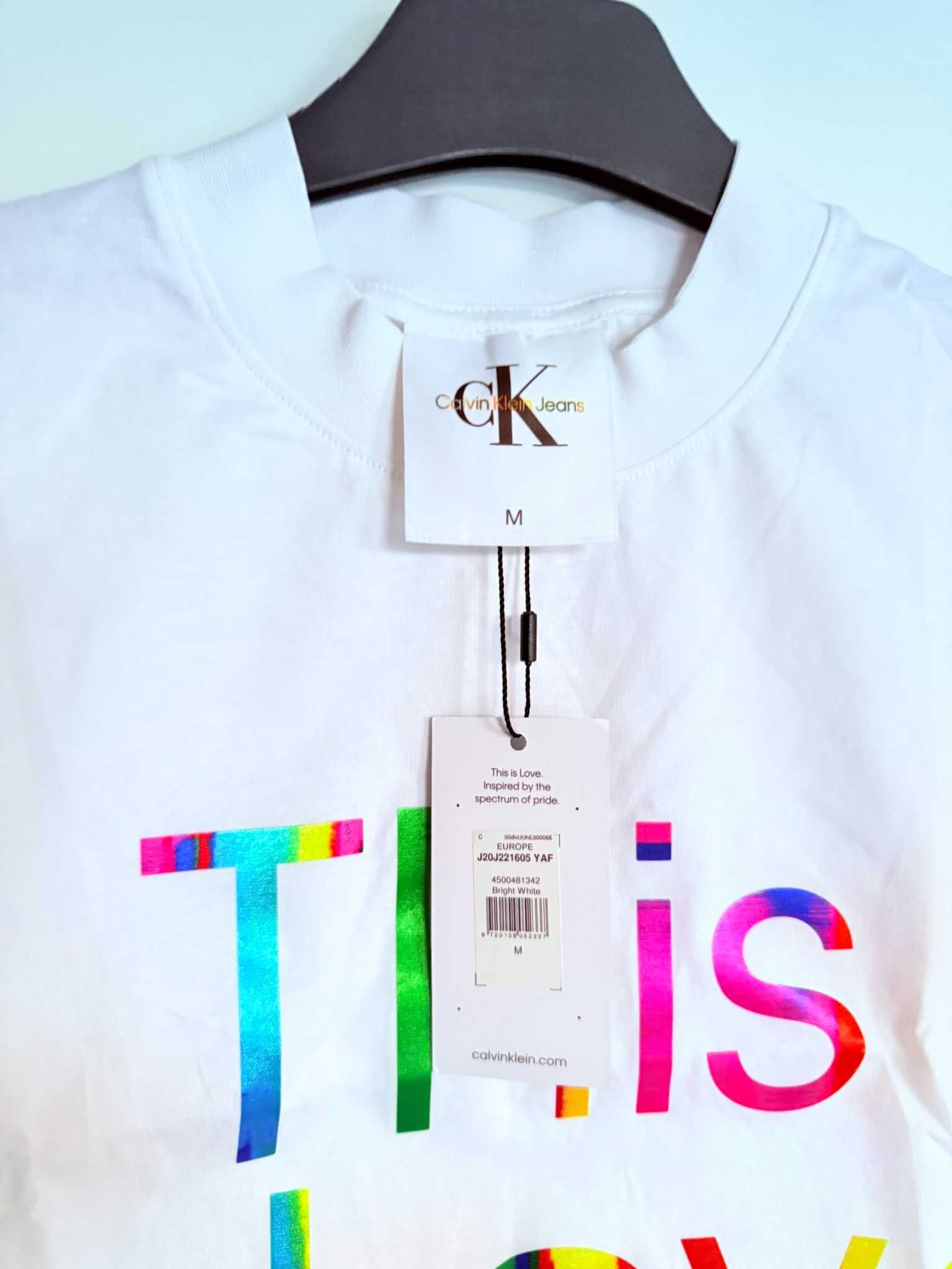 Calvin Klein koszulka damska biały M