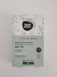 Plastry do Depilacji Twarzy Body Natur Clean Beaut  12 sztuk