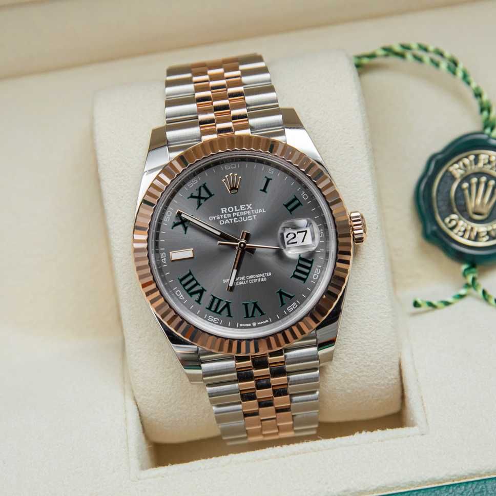 Швейцарские часы Rolex Datejust Wimbledon Stainless Style