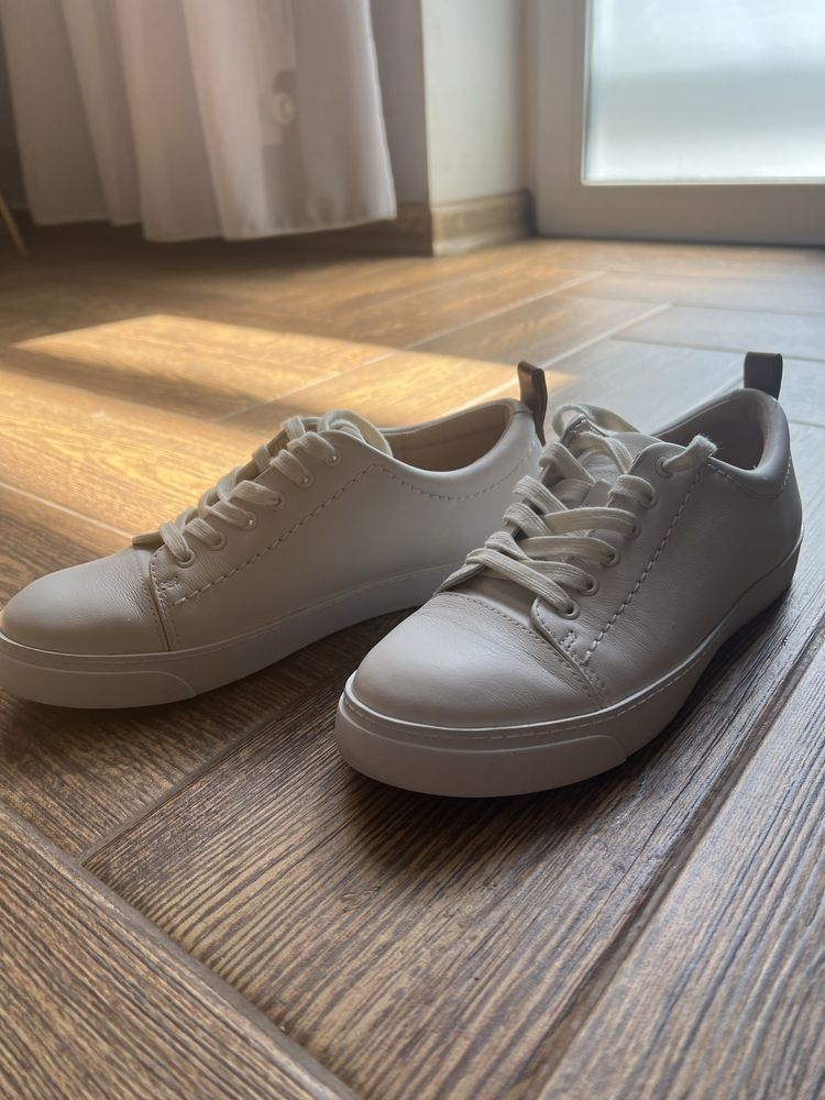 Clarks Sneaker Glove Echo (37р,шкіряні,білі)
