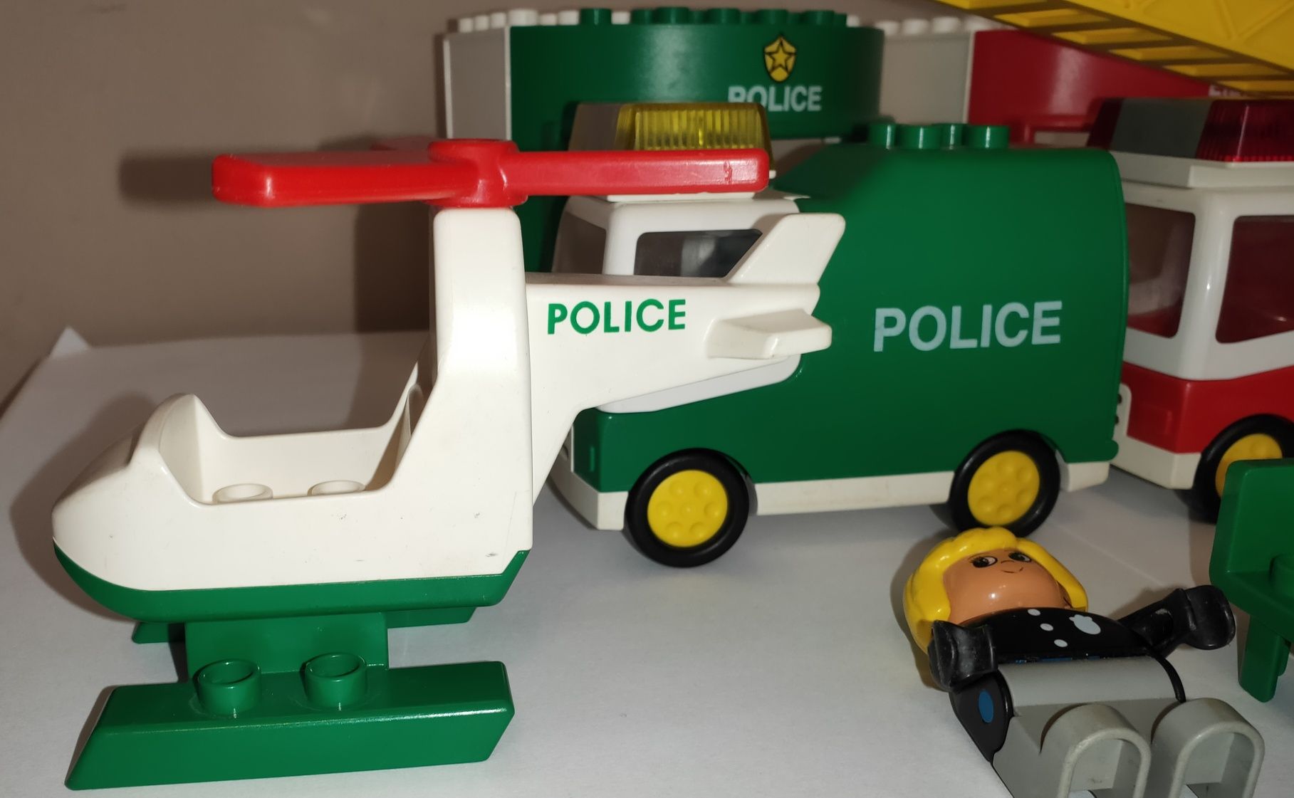 Klocki LEGO Duplo Policja Straż Pożarna z dźwiękiem
