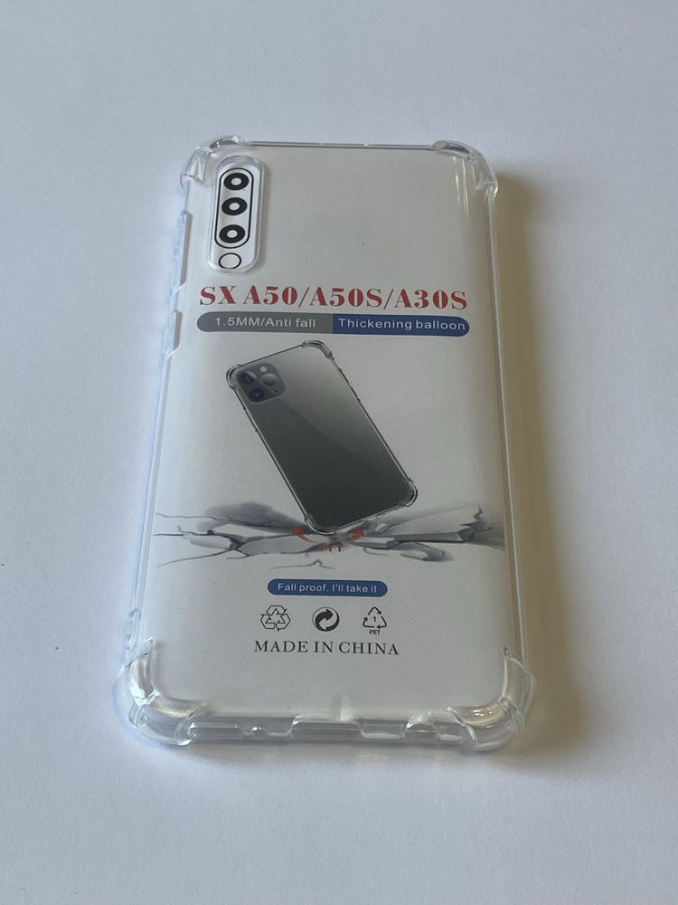 Чехол Samsung A30S - A307 / A505 - A50 Прозорий Протиударний