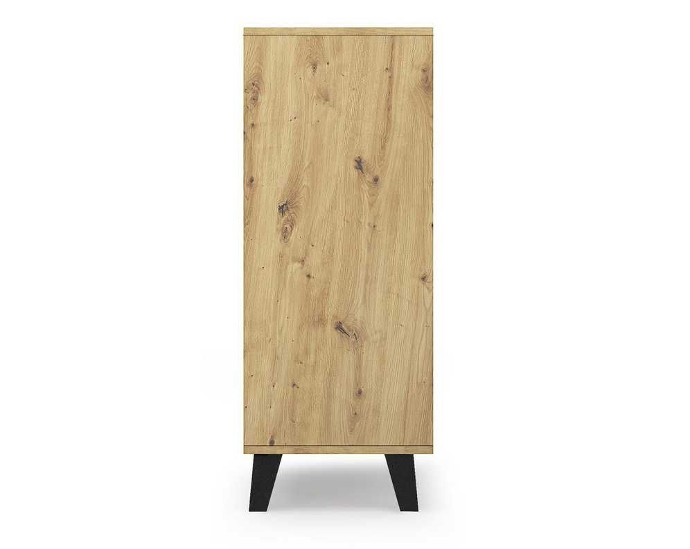 KOMODA 4 SZUFLADY Scandi 70x39x99,5cm dąb artisan Salonu Sypialni Nowa