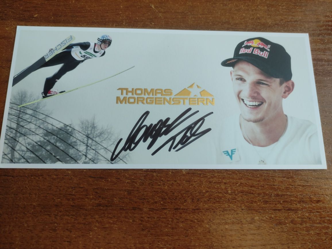 Autograf - Thomas Morgenstern Fischer Red Bull Sport Narty Skoczek