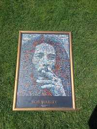 Obraz,portret, foto mozaika Bob Marley