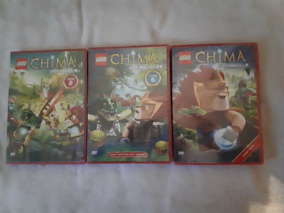 Lego Chima część 1,2 i 6 DVD