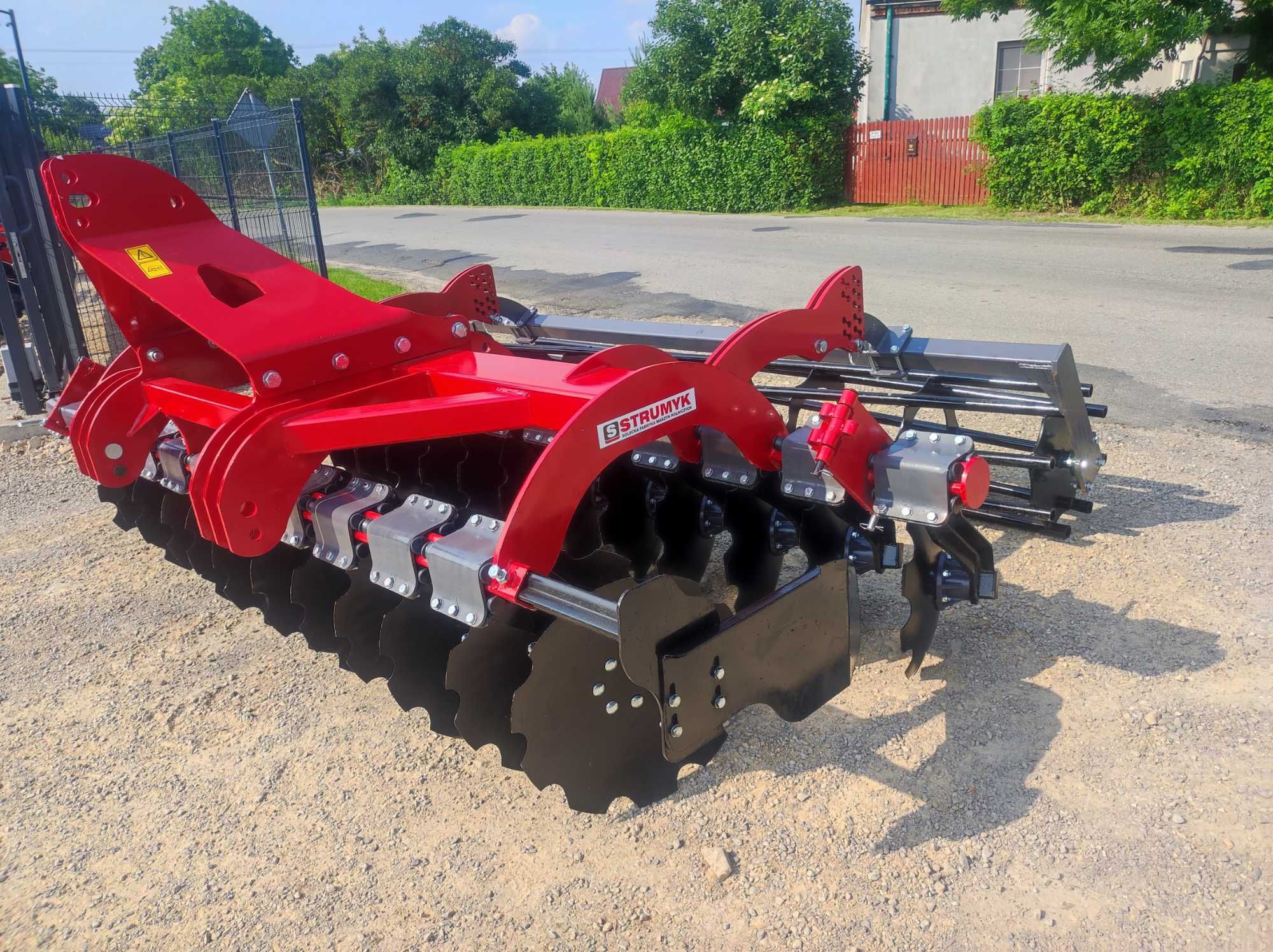brona kompaktowa ciężka TIGER STRUMYK talerze fi 560 odstęp 95cm !
