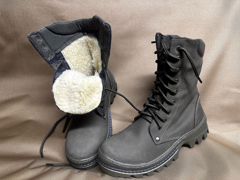 Берці зимові хутро штучне натуральне утеплювач Gore-Tex 40-46 Розн