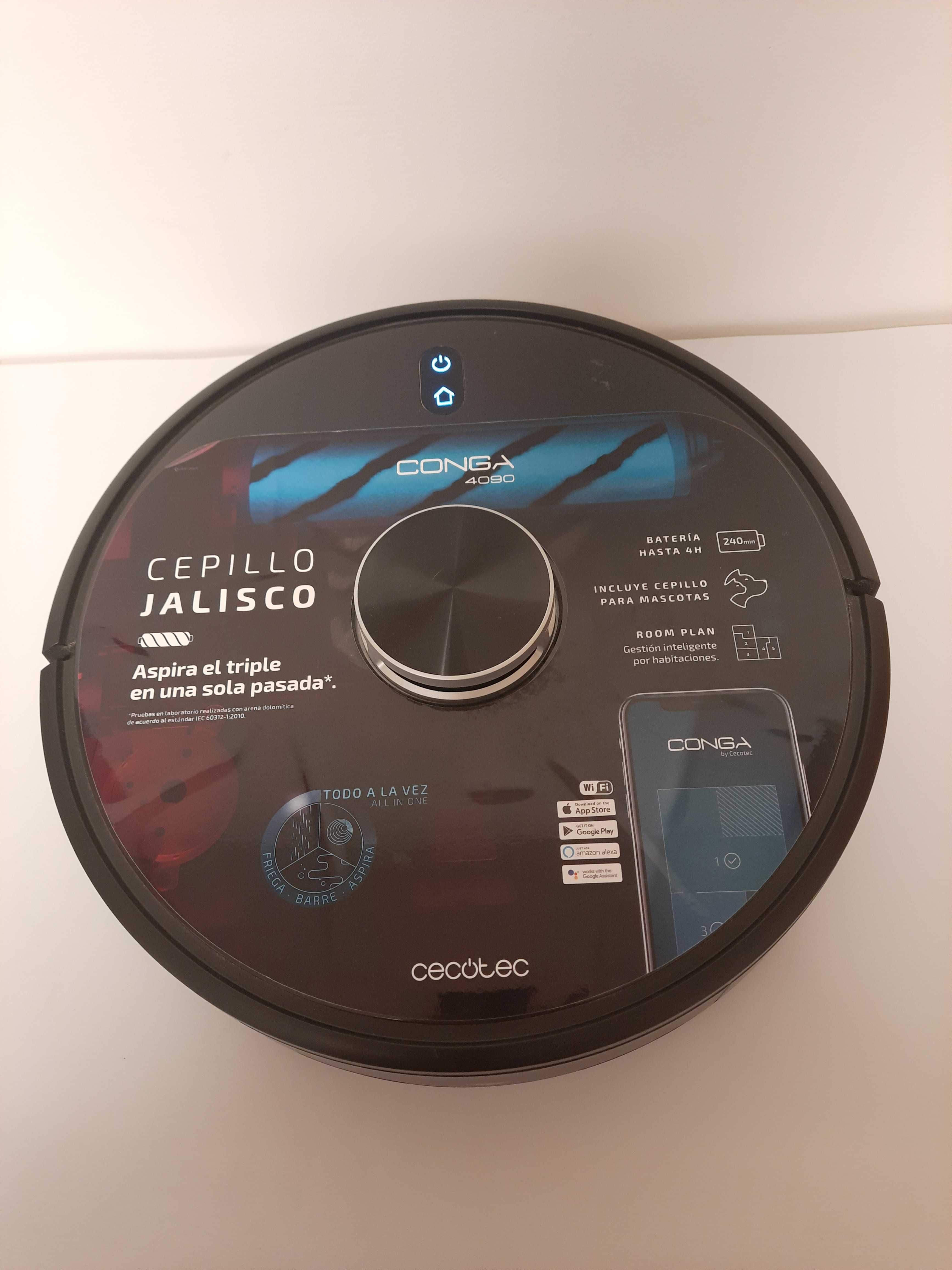 Robot sprzątający Cecotec Conga 4090 - mopowanie, 2 szczotki, outlet