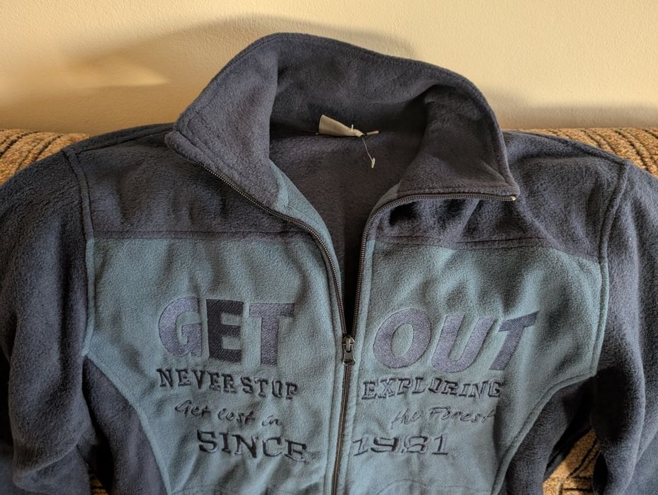 Светр 9th avenue M L фліс джемпер кардиган