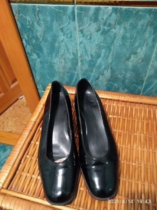 Черные туфли Clarks р 40 (25 см)