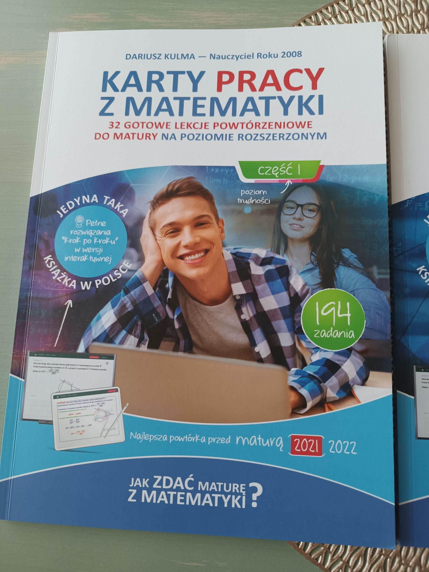 Dwie części Karty pracy z matematyki rozszerzonej Dariusz Kulma