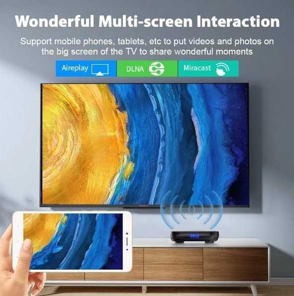 Transpeed TV Box Android 8K 2gb + 16gb