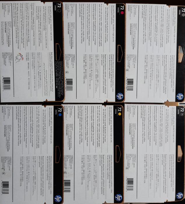 Плоттерные к-жиhp 72. C9370a, c9371a, c9372a, c9373a, c9374a