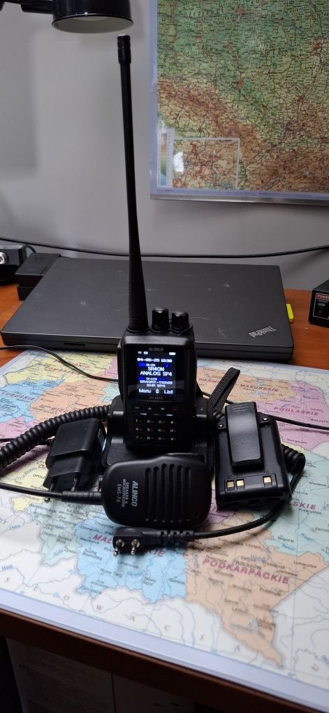 Alinco DJ-MD5 analog i DMR UHF i VHF + dodatki