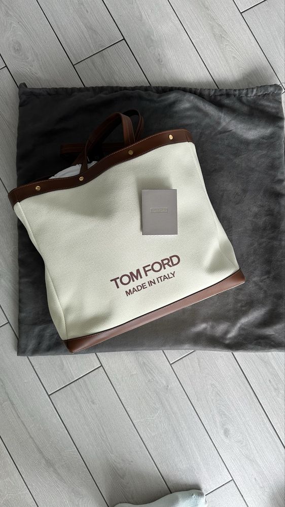 TOM FORD світло-бежева сумка-тоут