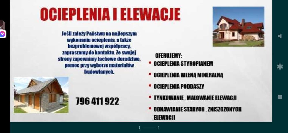 Ocieplenia domów  ocieplenia elewacji