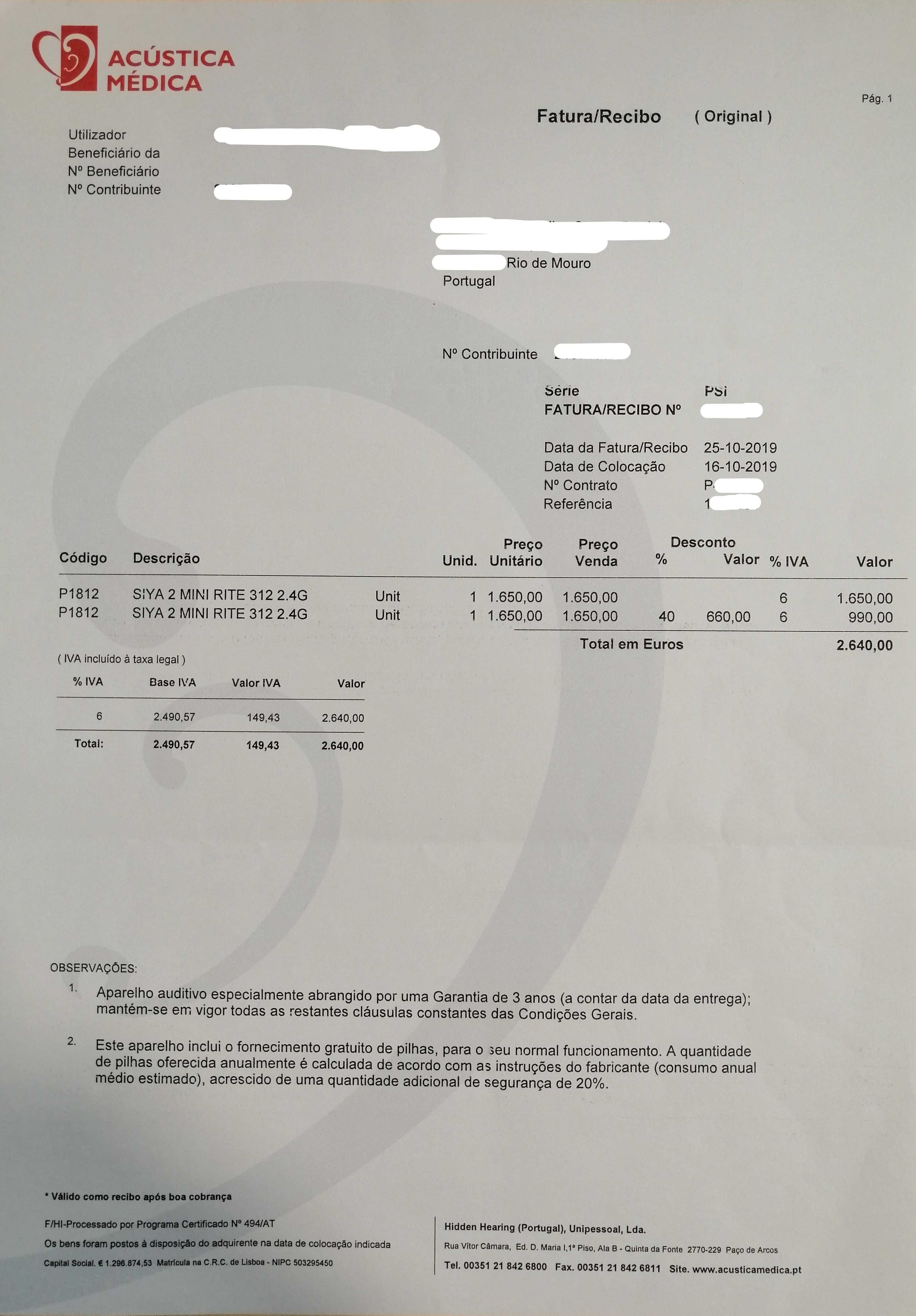 Aparelhos Auditivos - Oticon - Siya 2 Mini Rite