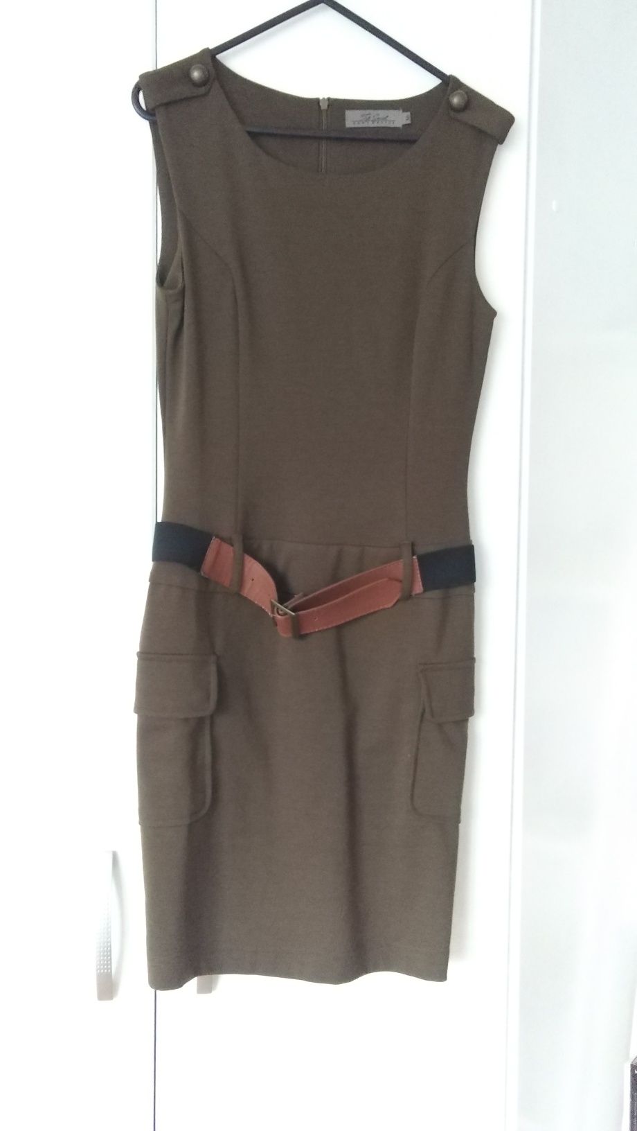 Sukienka khaki r.36 TOP SECRET