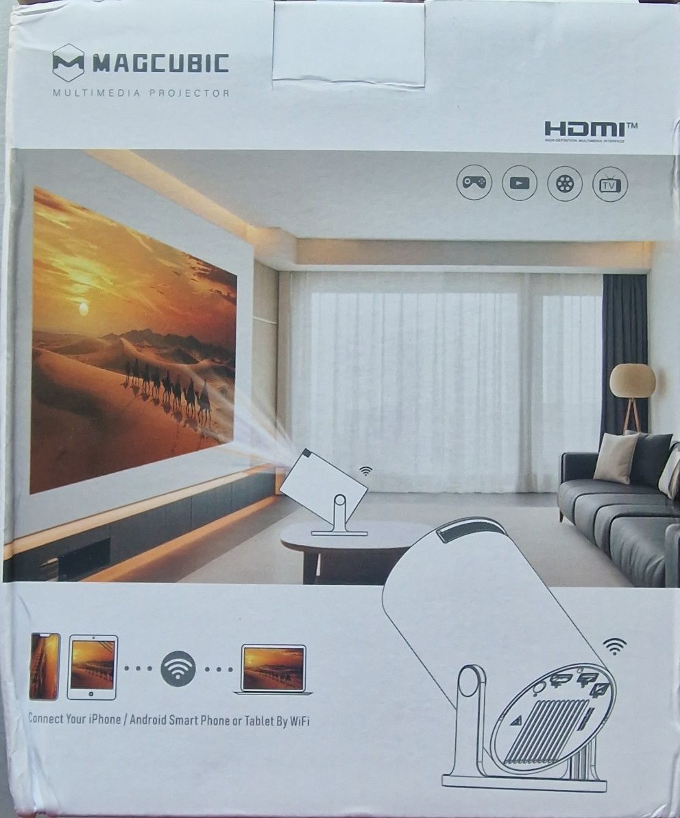 Nowy Smart Projektor Android Tv Magcubic