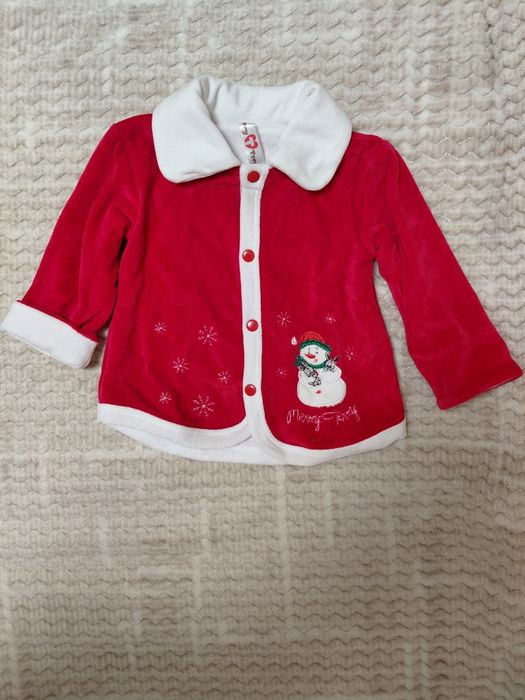 Новорічний дитячий велюровий костюм