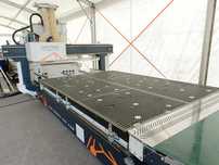 Centrum obróbcze CNC frezarka do NESTING InfoTec EVO go+stół odbiorczy
