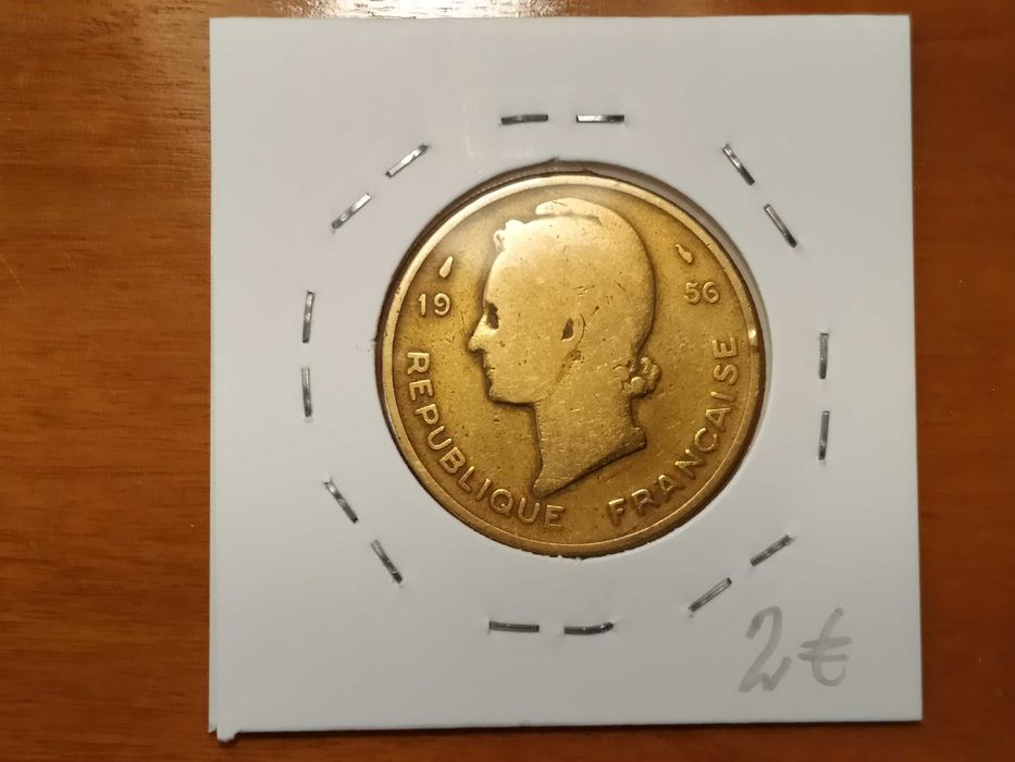 África Ocidental Francesa - moeda de 25 francos de 1956