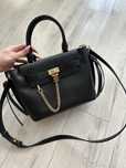 Torebka michael kors hamilton skorzana skora czarna stan idealny